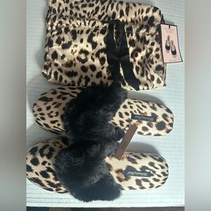 Victoria's Secret Animal Print Satin sleepers